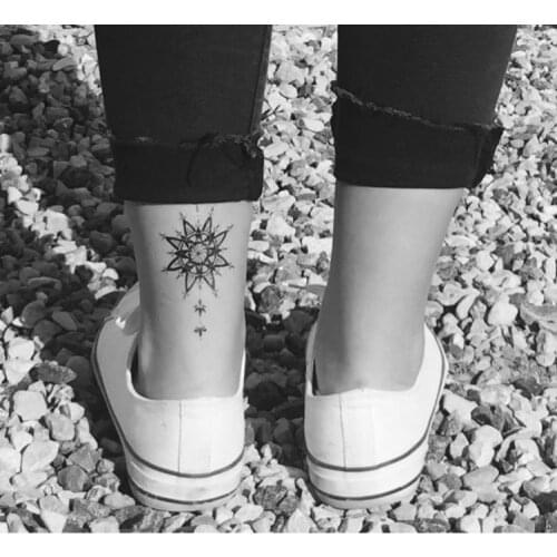 Waterproof Temporary Tattoo ancient Classical totem star tatto stickers flash tatoo fake tattoos for girl men