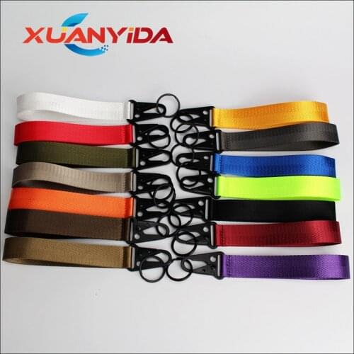 Xuanyida Hand Wrist Strap with Metal Key Chain Ring Holder Lanyard Tag for Men Women Gifts Cars Motorcycle Gifts Tags Key Fobs