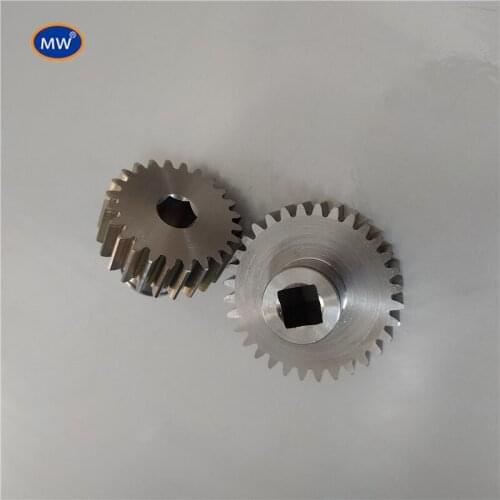 2pcs 1.5 Modulus 24/32 Teeth Metal Steel Gear Custom Processing According To Drawings