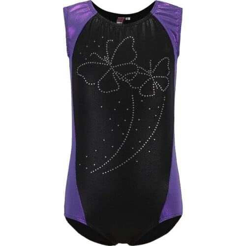 2021 Bronzing Leotard Toddler Ballet Dance Dress Girls Ballet Jumpsuit Kids Dance Wear Competition Constume