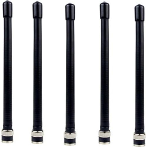 5x VHF 136-174mhz BNC Plug Rubber Antenna for ICOM IC V8 V80 V80E V82 V85 V85E VX200 VX500 for KENWOOD TK208 Radio Walkie Talkie