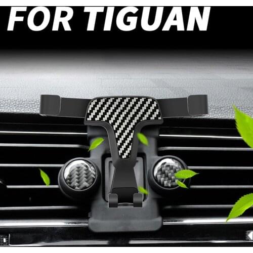 For Volkswagen VW Tiguan MK2 2016 2017 2018 2019 2020 2021 Car Phone Holder Air Vent Mount Stand Support Mounts Holder GPS Stand