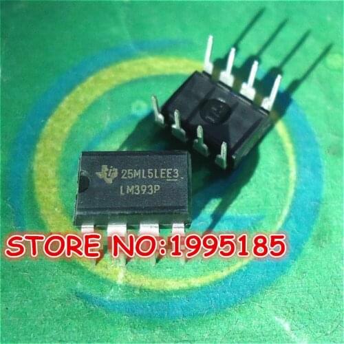 Free shipping 10pcs LM393 DIP Amplifier 393 Low Offset Voltage Dual Comparators DIP8 LM393P LM393 A033