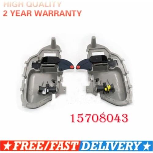 Door Handles Inside Interior Lh & Rh Pair Set for Chevy Gmc Tahoe Yukon 15708043 15708044