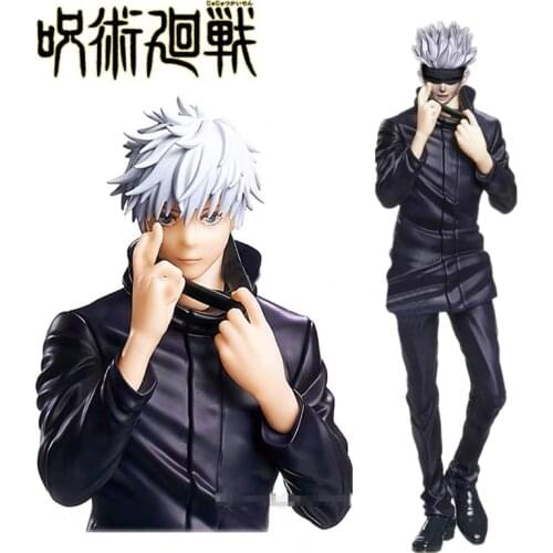 Anime Jujutsu Kaisen Figrue Gojo Satoru Change Head Action Figurine Gojo Satoru Itadori Yuji Figurine Collection Model Doll Gift
