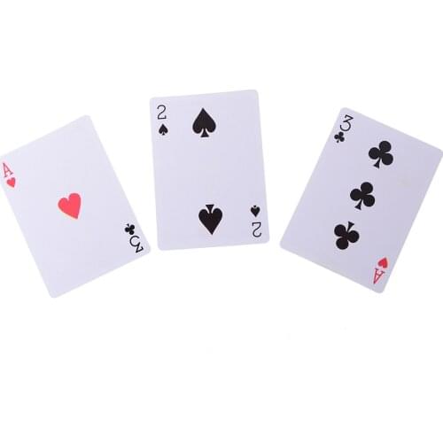 Hot Sale Magic 3 three card monte poke Trick Classic Sunflower magic Card cubes