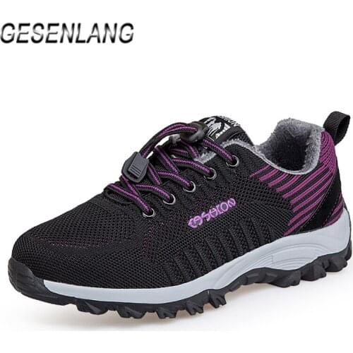 Winter Womens Sneakers Fur Lined Running Shoes Comfortable Warm Lightweight Outdoor Sports Jogging Walking Snow Casual Trainer