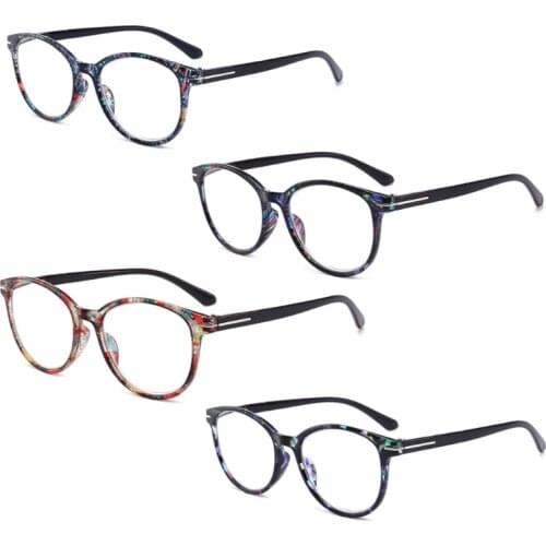 Fashion Unbreakable Reading Glasses Women Men Resin Glasses Transparent Spectacles Vintage Round Reading-glasses W715