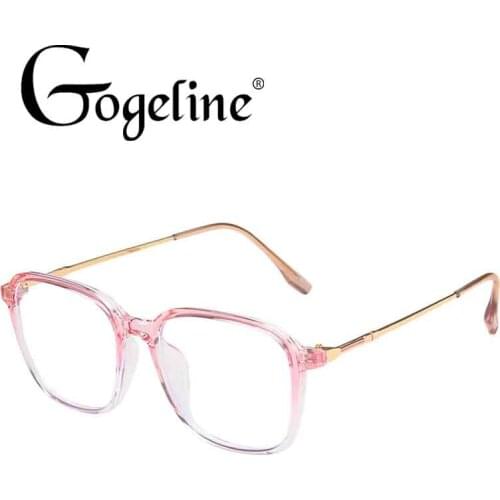 Anti-blue Light Irregular Glasses Frame Metal Eyeglasses Blocking Computer Blue Light Gradient Eyewears Optical Spectacle Frames
