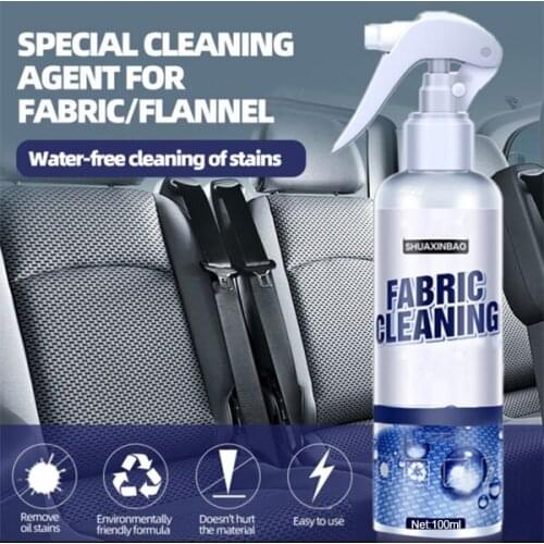 Car Interior Fabric Cleaning Agent 100ml Multi-purpose Cleaning Agent Spray Cleaning Tool Hot Household Cleaning Chemicals