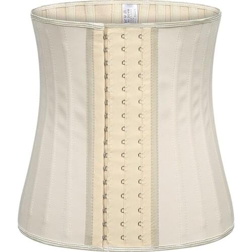 Extra Strong Latex Waist Trainers Colombian 25 Steel Bones Corset Workout Hourglass Belt Tummy Reductora Shaper Waist Cincher