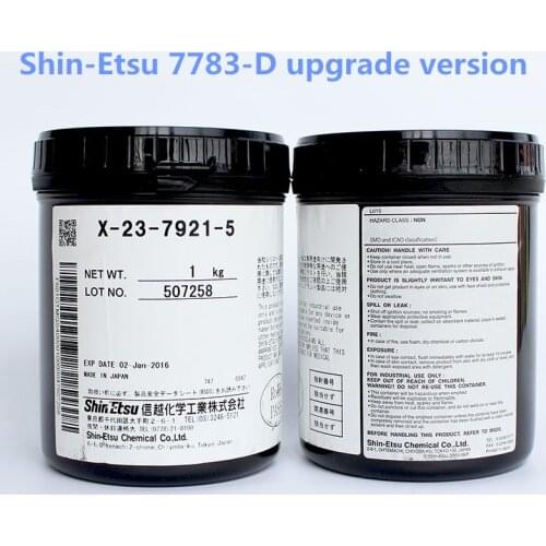Shin-Etsu x-23-7921 Nano Computer Notebook CPU Graphics Card 7921 Thermal conductive silicone grease Thermal silicone paste 1kg