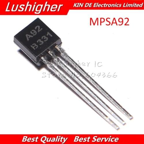 100PCS MPSA92 TO92 MPS A92 TO-92 Triode Transistor