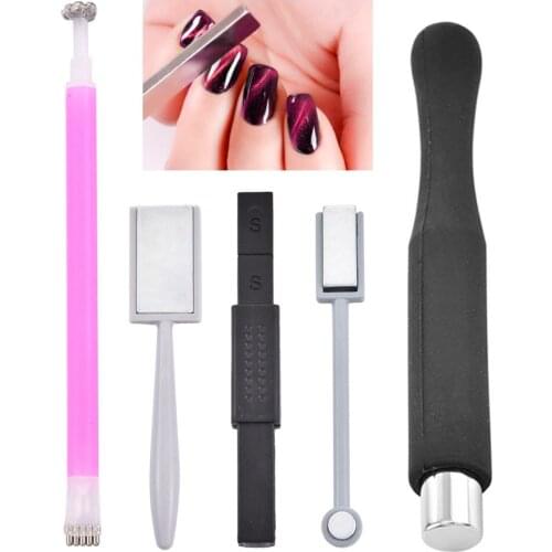 Magic Cat Eye Glue Magnet 3D Fancy Effect Dedicated Double-headed Powerful Cat Eye Magnetic Thickening Magnet Nail Art Hot Sale