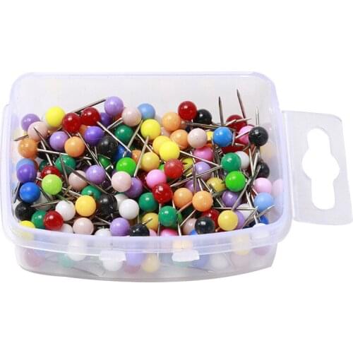 200PCS Patchwork Pin Pearl Head Pins DIY Craft Quilting Tool Sewing Accessories Positioning Needle Garment Accessory
