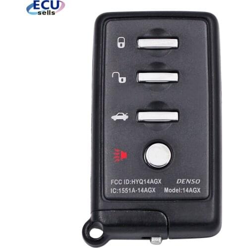 3+1 Button Smart Remote Key Shell DAT17 For Subaru Remote key