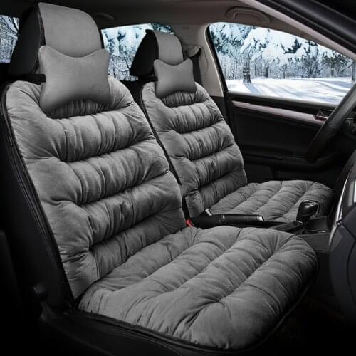 Winter Car Seat Covers Warm Universal Automotive interior Padded Plush Car Seat Cushion For toyota BMW Kia Mazda Ford VW Nissan