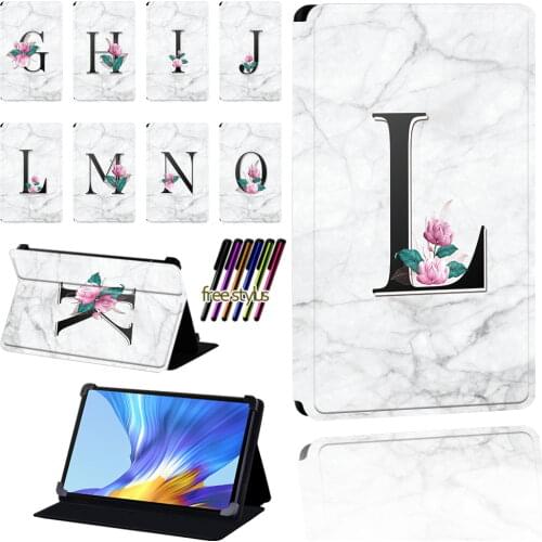 For Huawei MatePad/Honor V6/Enjoy Tablet 2 Pu Leather Scratch Resistant Protective Case Cover + Pen