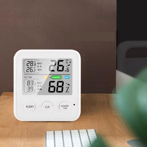 LCD Digital Temperature Humidity Meter Accurate Measurement Instrument Home Indoor Electronic Hygrometer Baby Room
