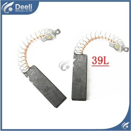 2pcs/lot for Carbon Brushes part 39L good workingWashing machine part