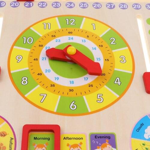 Kids Calendar Board My First Watch PreSchool Educational & Learning