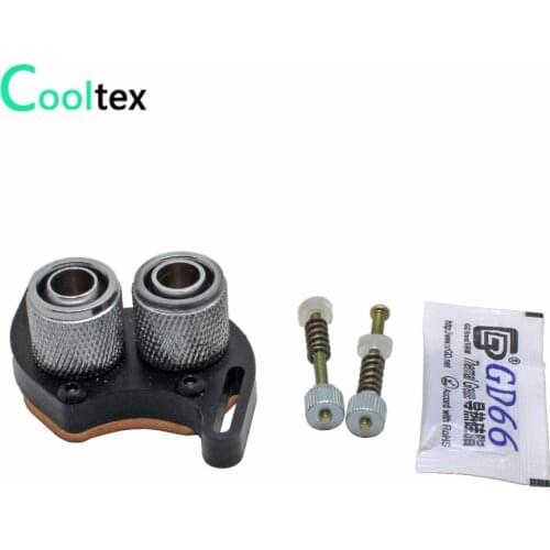 DIY North and South bridge Water cooled cooling watercooled cooler diagonal hole spacing 43mm-58mm