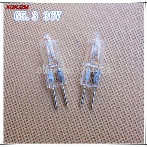 G5.3 36V 35W 50W bulb machine lathe equipment bulbs halogen lamp beads beads 10pcs / lot free shipping