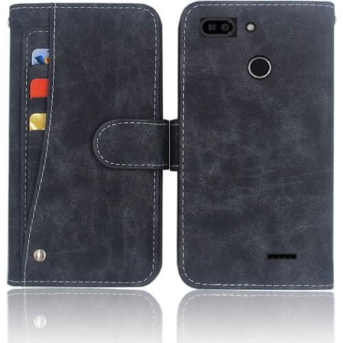 Hot! Fly Power Plus 2 FS526 Case High quality flip leather phone bag cover case with Front slide card slot