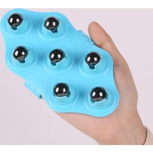 Multifunctional Seven Bead Massage Brush Ball Five Elements Meridian Brush Body Beauty Thin Leg Lymph Dredge Massager