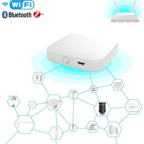 Zigbee 3.0 Multi Mode Gateway Smart Home Bridge WI-FI Zigbee 3.0 Bluetooth With Tuya App