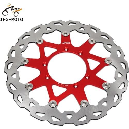 Motorcycle CNC 320MM Front Floating Brake Disc Rotor For HONDA CR CRF CR125 CR250 CR500 CRF230F CRF250X CRF250R CRF450R CRF450X