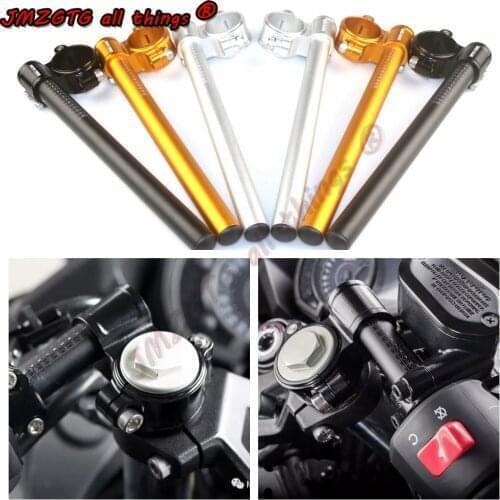 Motorcycle Racing CNC Clip On Handle Bars For KAWASAKI Ninja400 2017-2019 Clip On Handle Bars