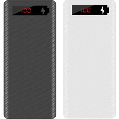 2020 New L8 LCD Display DIY 8x18650 Battery Case Power Bank Shell Portable External Box Without Battery Powerbank Protector