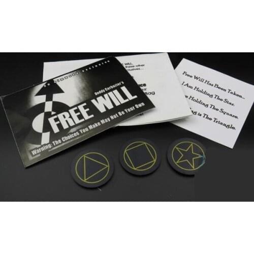 Wholesale10pc Mystery FREE WILL choosing close up party magic trick props kids mind game fast calculation easy to do tricks