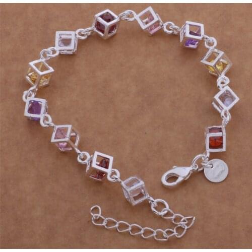 Wholesale High quality silver plated Fashion jewelry Bangles bracelet WB-113