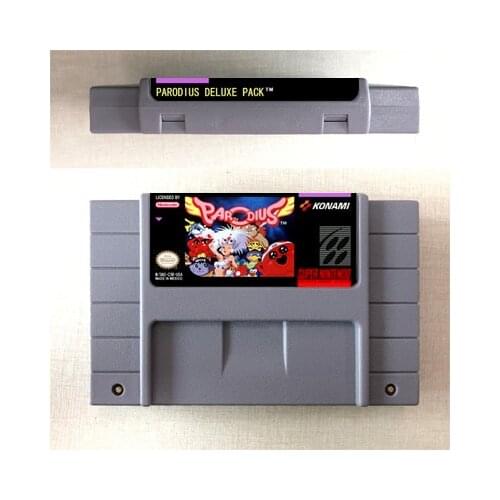 Parodius Deluxe Pack - Action Game Card US Version English Language