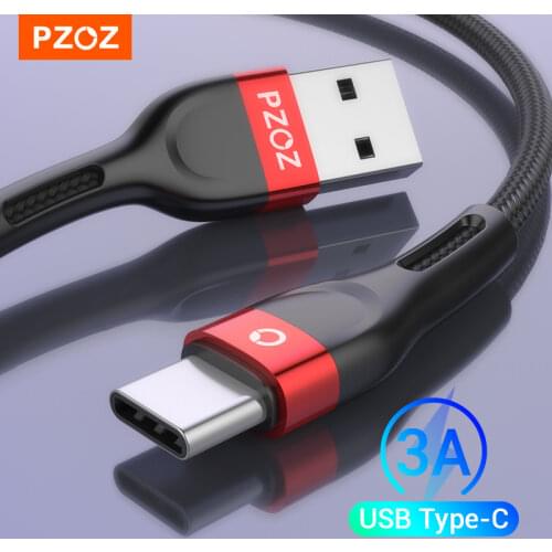 PZOZ usb c cable type c cable Fast Charging Data Cord Charger usb cable c For Samsung s10 s9 A51 xiaomi mi 10 redmi note 9s 8t
