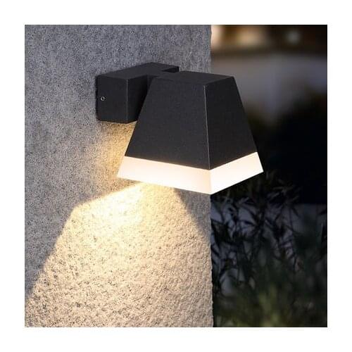 Modern simple creative balcony exterior wall Gate Hotel waterproof LED outdoor wall lamp