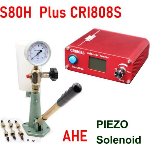 Common rail injector tester CRI808/S60H or S80H Nozzle validator, Bluetooth injector tool AHE nozzle tester update cri100 cri800