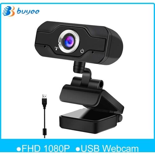 Buyee FHD 1080P USB Webcam Camera Driver-Free for Pc Computer Online Teaching Live Broadcast Conference Work Video Web camera