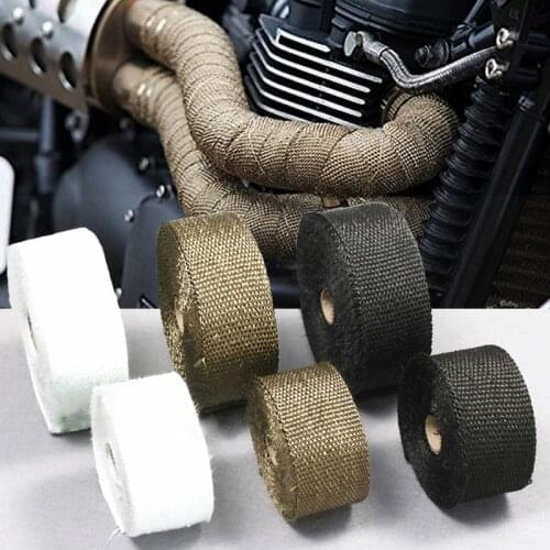 Motorcycle Exhaust Tape Escape Wrap Covers For HYOSUNG aquila gv250 gt250 gt250r 125 gt650 gt BAJAJ dominar 400 pulsar 200 ns