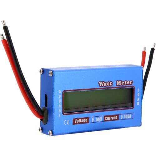 1Pc/Lot RC Digital Wattmeter Watt Meter Power Meter Checker DC 60V 100A Balance Voltage Battery Watt Meter Balancer Tools