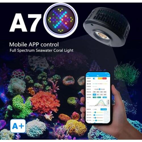 100W Reef LED Light Sea water coral fish tank light wifi coral light sea water light sunrise sunset sea led light clip light