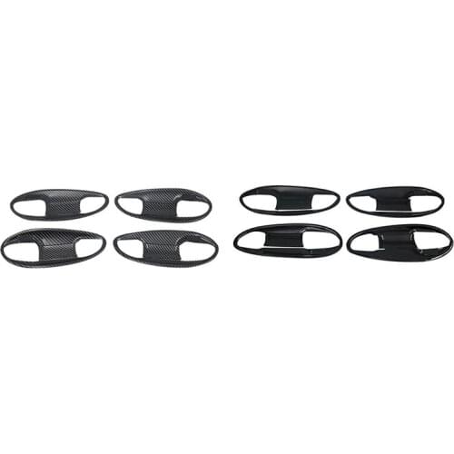 For MG 5 MG5 2020 2021 Car Door Handle Bowl Cover Trim Decoration ABS Sticker Molding Accessories, 4PCS