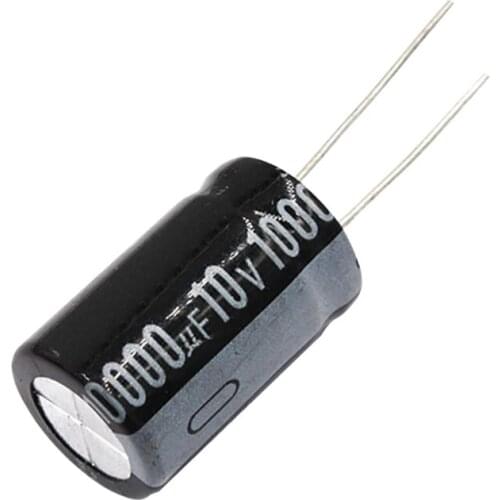 5pcs 10v10000UF volume 16x25mm Aluminum electrolytic capacitors 10V10000UF