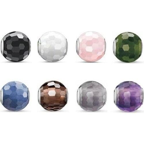 White Black Pink Blue etc Crystal Faceted Karma Beads Fit Bracelet Necklace, DIY Bead Accessories For Jewelry Making For Women