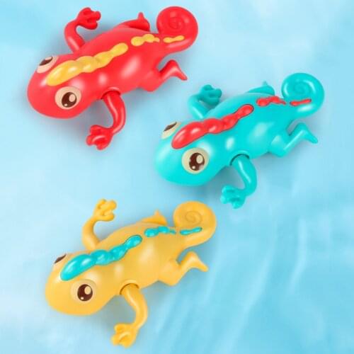 Baby Bath Toys For Kids 2 To 4 Years Old Children Summer Beach Bath Water Lizard Toys Wind Up Water Wheel Swimming Jouet BéBé