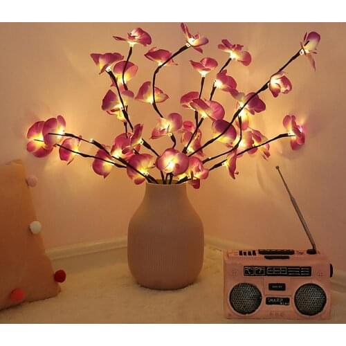 Phalaenopsis Branch Christmas Light Christmas Decorations For Home Xmas Ornaments Navidad 2020 Happy New Year Decor 2021 Gift