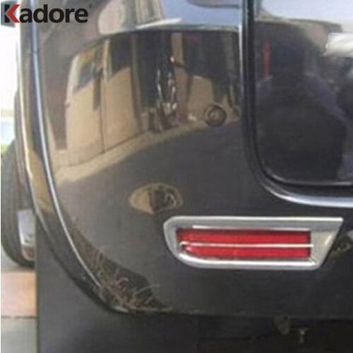 Rear Fog Light Lamp Cover Trim For Toyota RAV4 RAV 4 2009 2010 2011 ABS Chrome Foglight Frame Trims Car Styling Accessories 2pcs