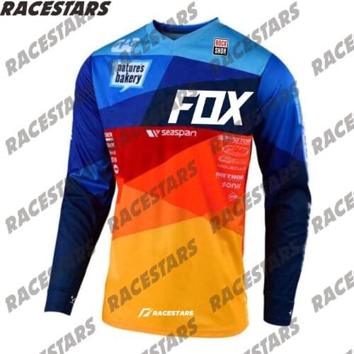 Downhill Mountain 2021 Enduro Bike Jerseys MX Motocross Maillot Ciclismo Hombre Jersey DH Long Sleeve Cycling Clothes MTB Tshirt